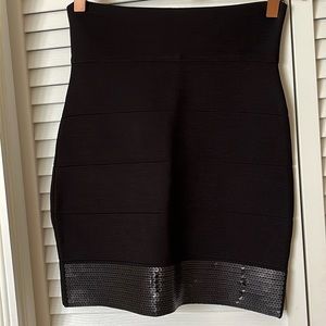 Bebe black skirt